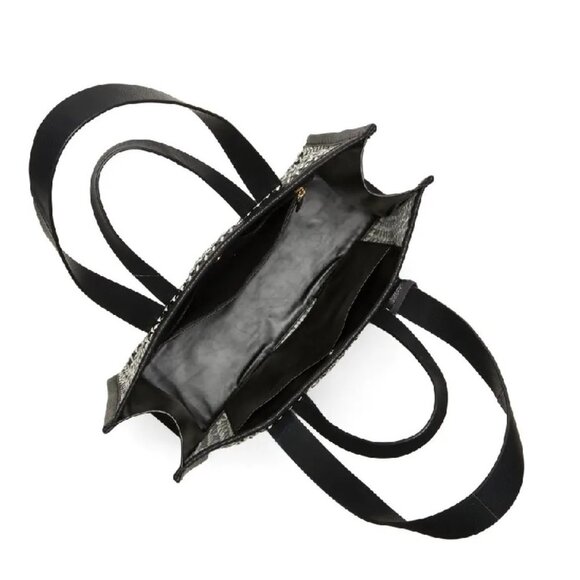 Vince Camuto Indra Woven Rattan & Leather Tote - Picture 2 of 3